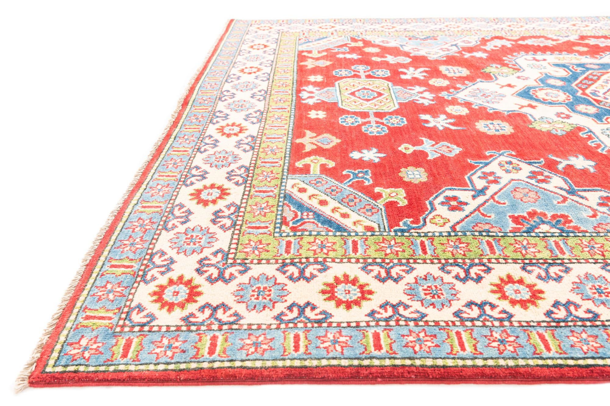 6' x 9' Hand Knotted Kazak Rug