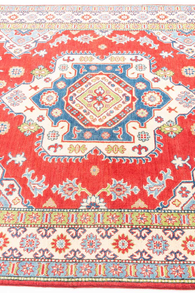 6' x 9' Hand Knotted Kazak Rug