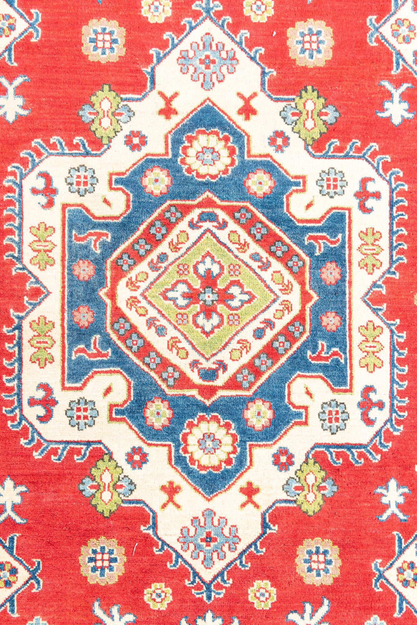 6' x 9' Hand Knotted Kazak Rug