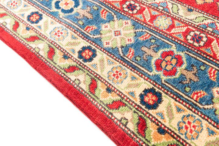 6' x 9' 4 Hand Knotted Kazak Rug