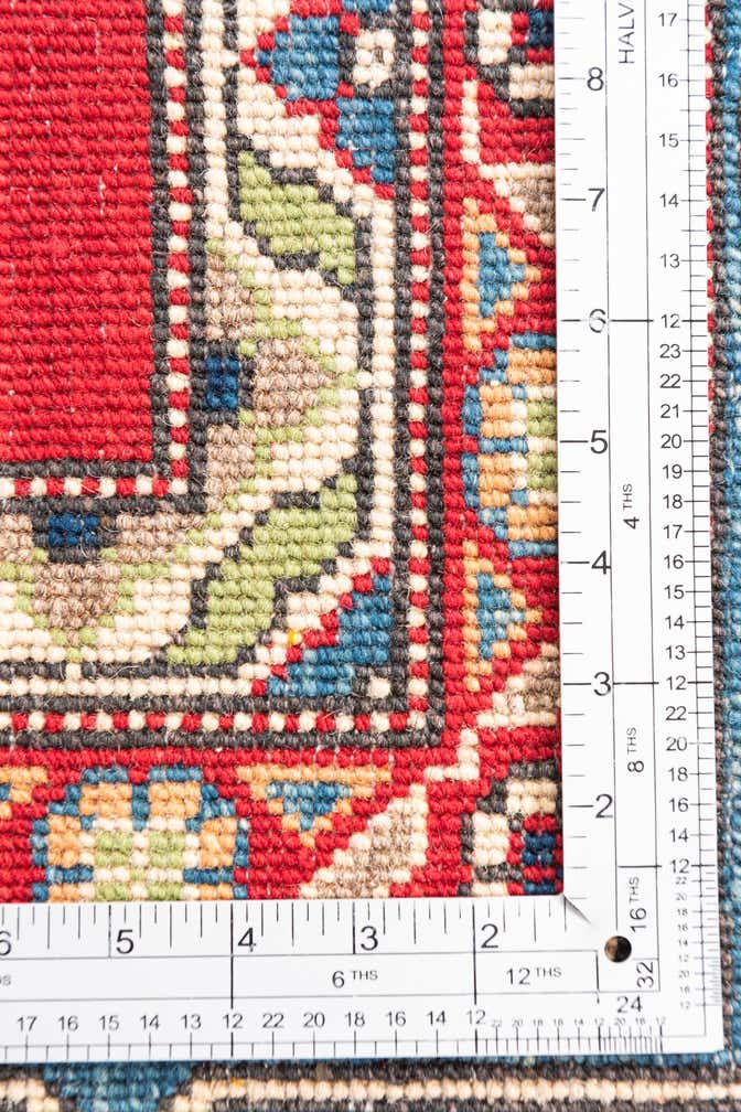 6' x 9' 4 Hand Knotted Kazak Rug