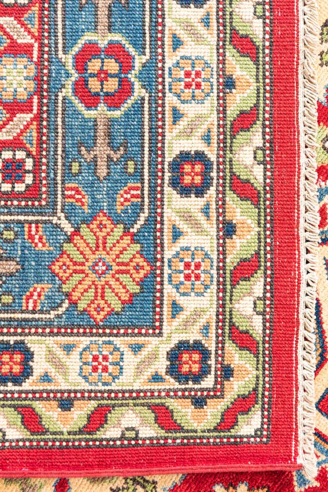 6' x 9' 4 Hand Knotted Kazak Rug