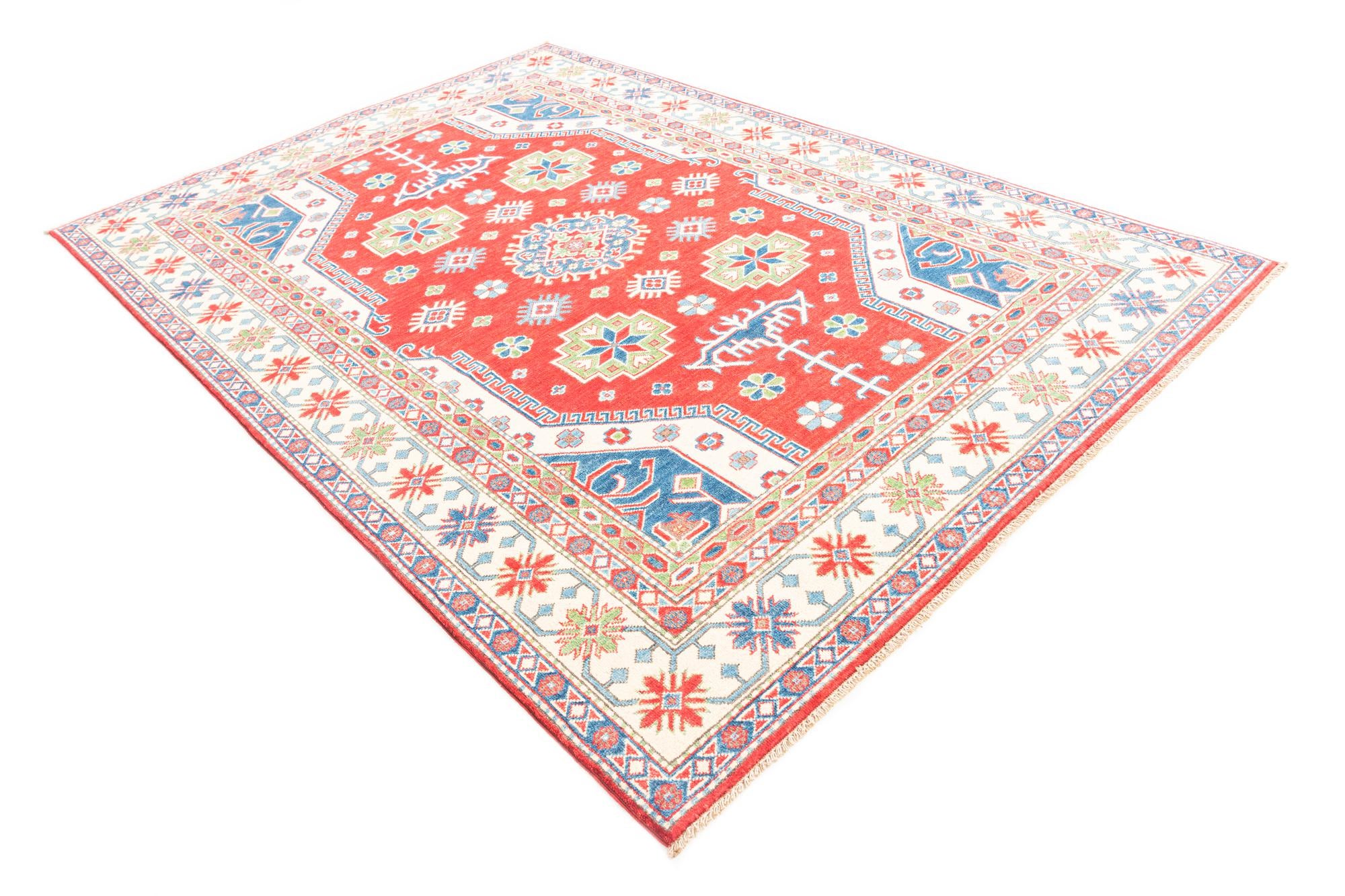 6' 2 x 9' Hand Knotted Kazak Rug
