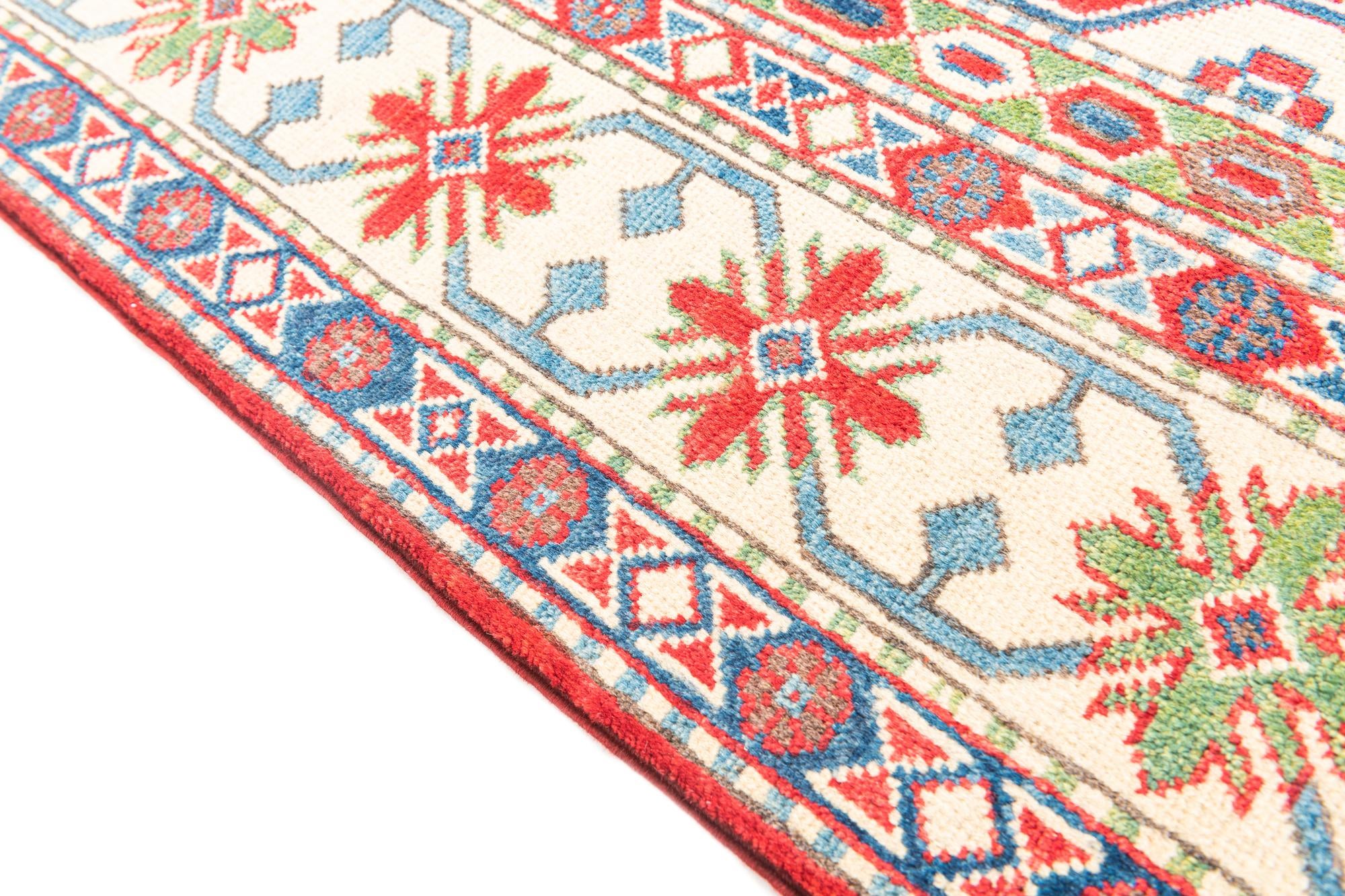 6' 2 x 9' Hand Knotted Kazak Rug