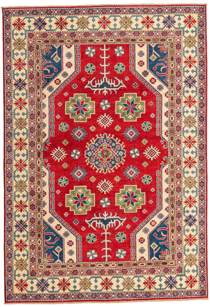 6' 2 x 9' Hand Knotted Kazak Rug