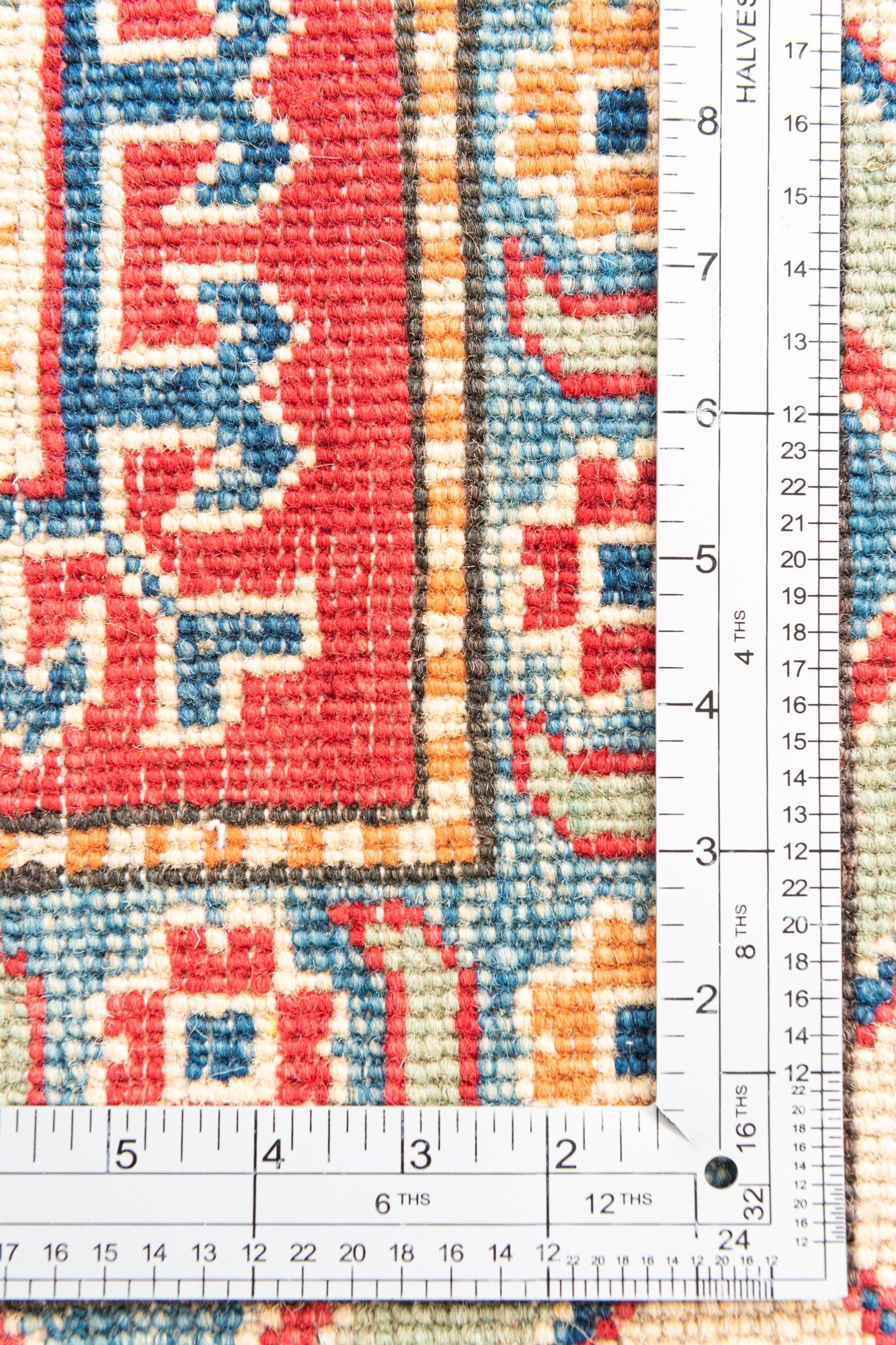 6' 7 x 9' 10 Hand Knotted Kazak Rug