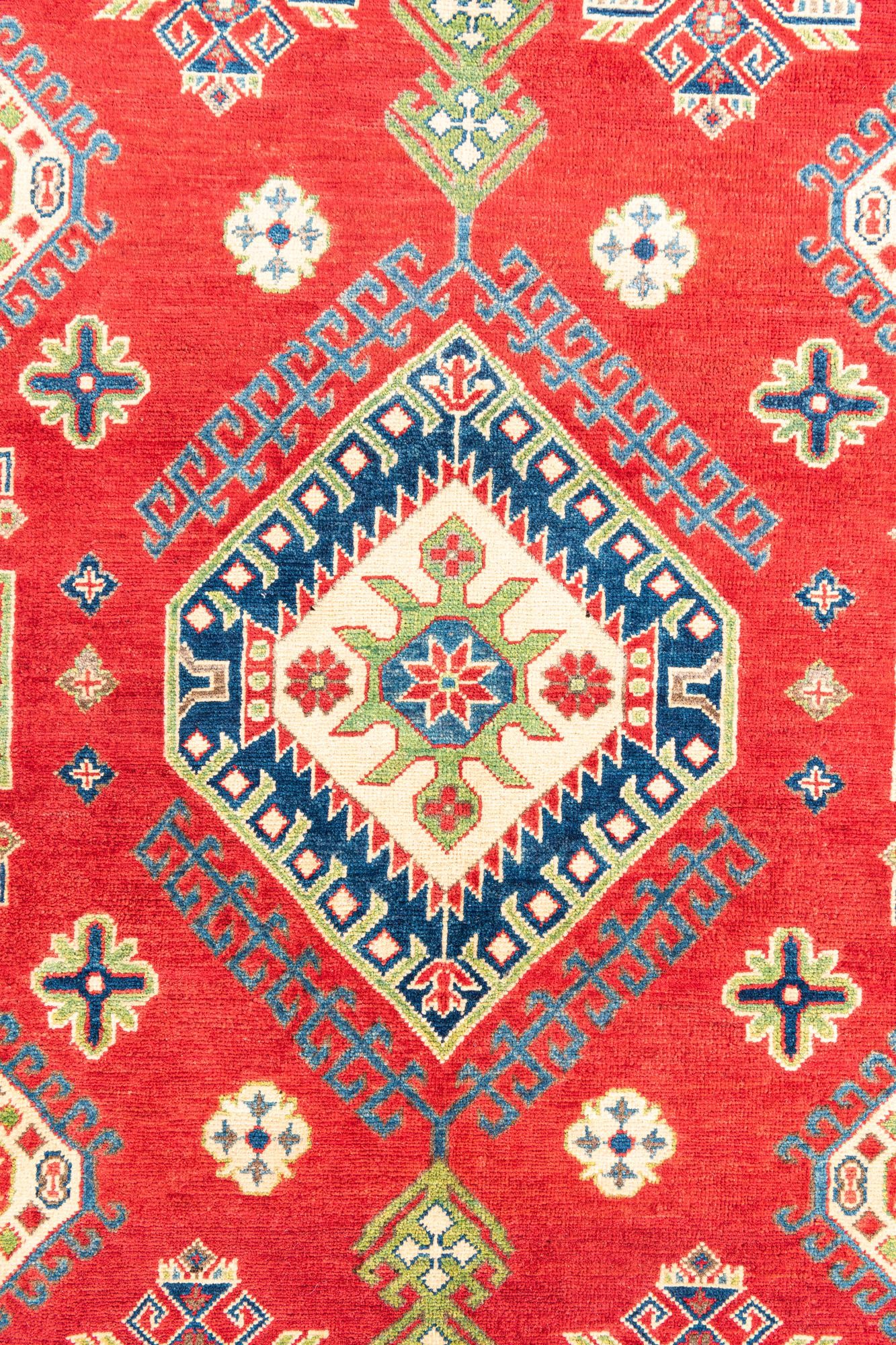 6' 9 x 10' 1 Hand Knotted Kazak Rug