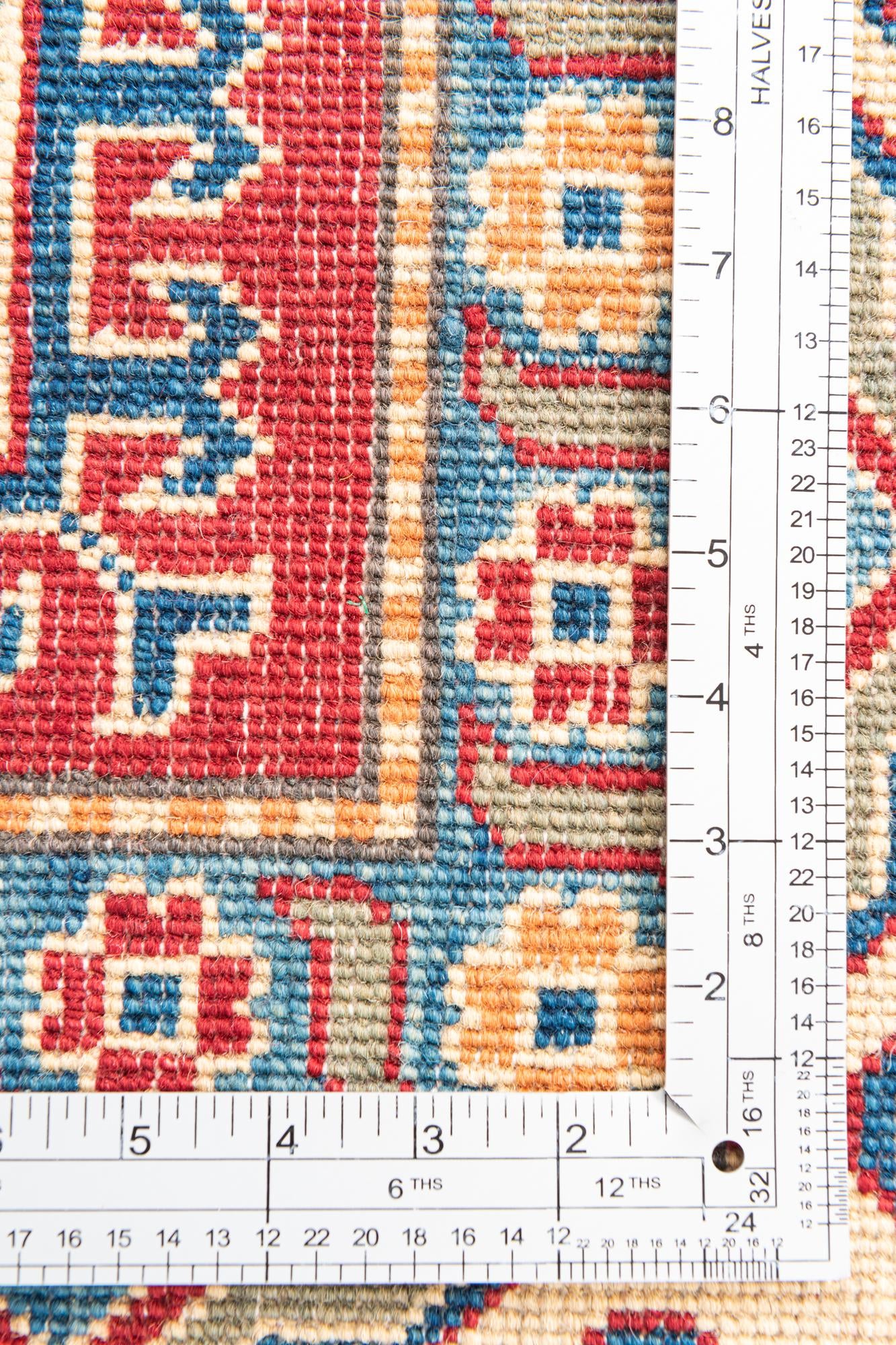 6' 7 x 9' 10 Hand Knotted Kazak Rug