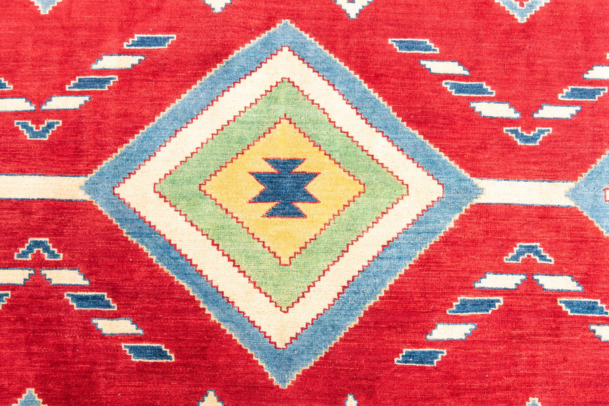 6' 6 x 9' 2 Hand Knotted Kazak Rug