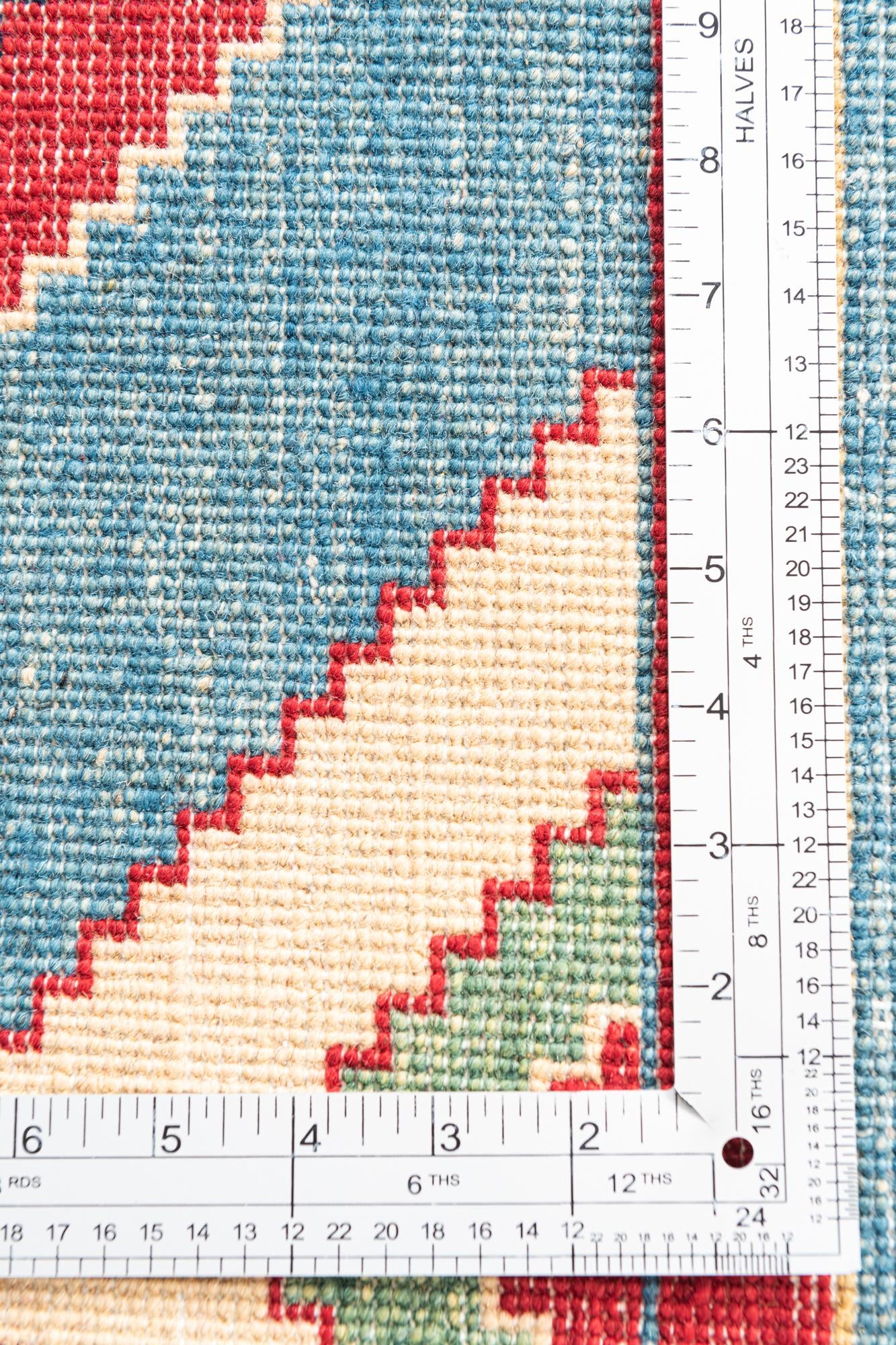 6' 6 x 9' 2 Hand Knotted Kazak Rug