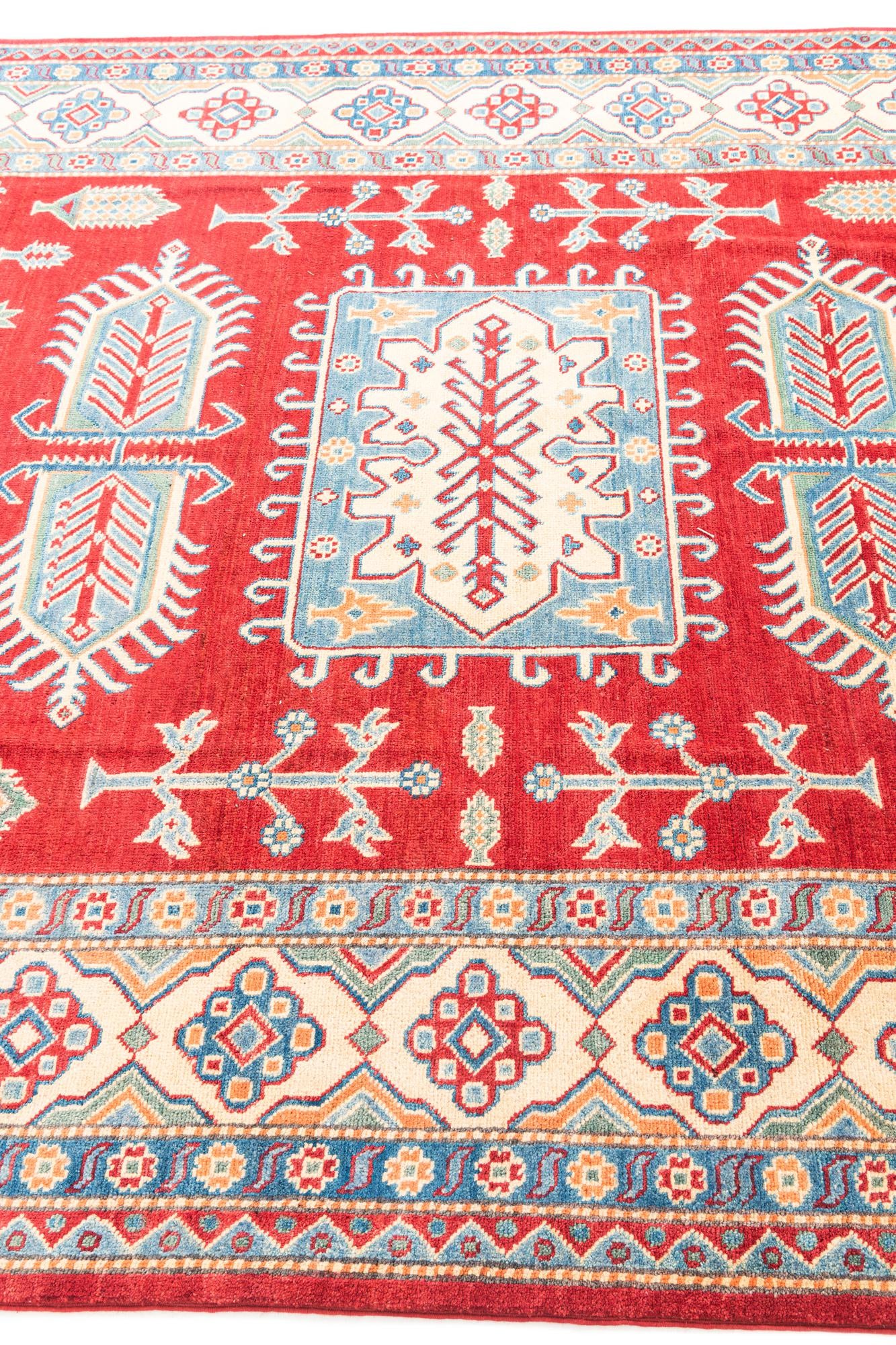 6' 6 x 9' 10 Hand Knotted Kazak Rug