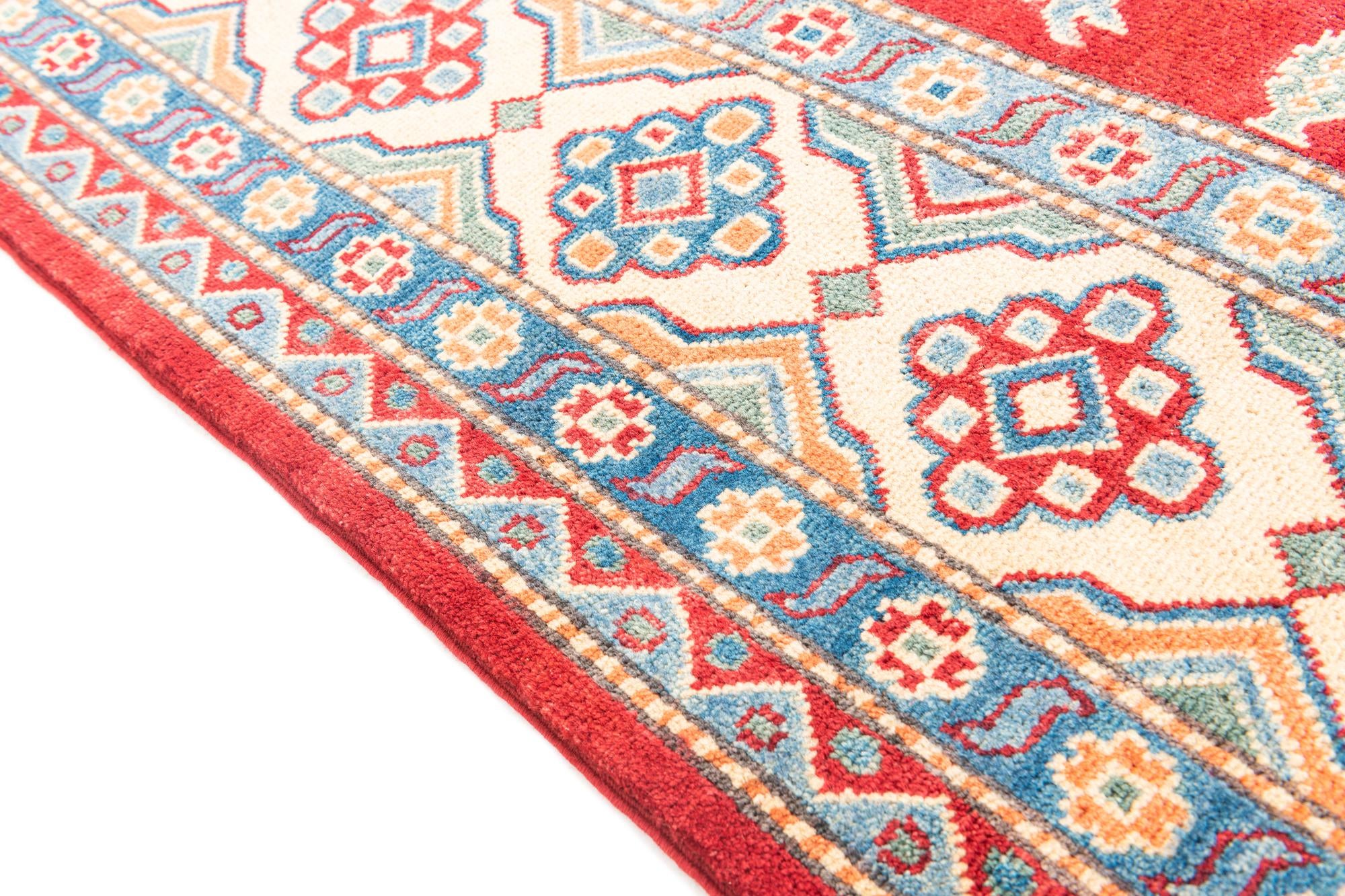 6' 6 x 9' 10 Hand Knotted Kazak Rug
