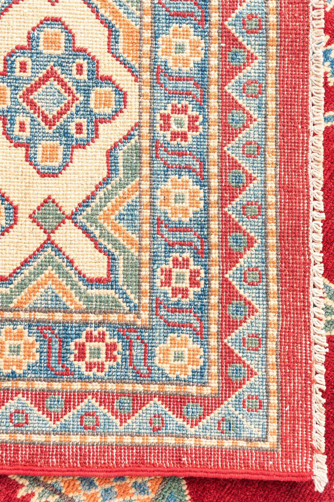6' 6 x 9' 10 Hand Knotted Kazak Rug