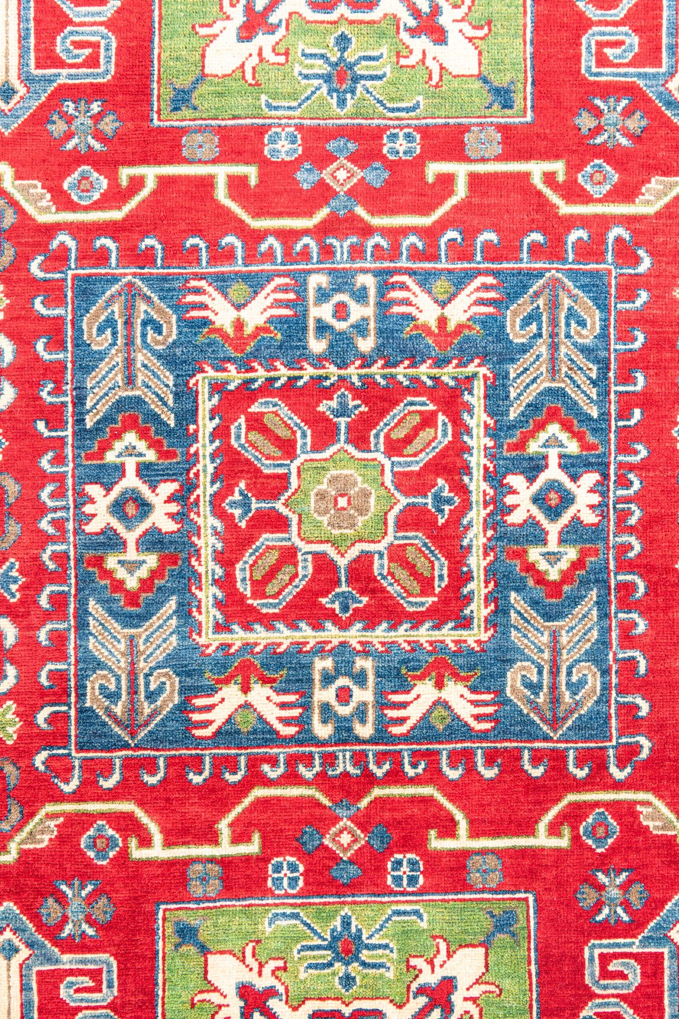 6' x 9' Hand Knotted Kazak Rug