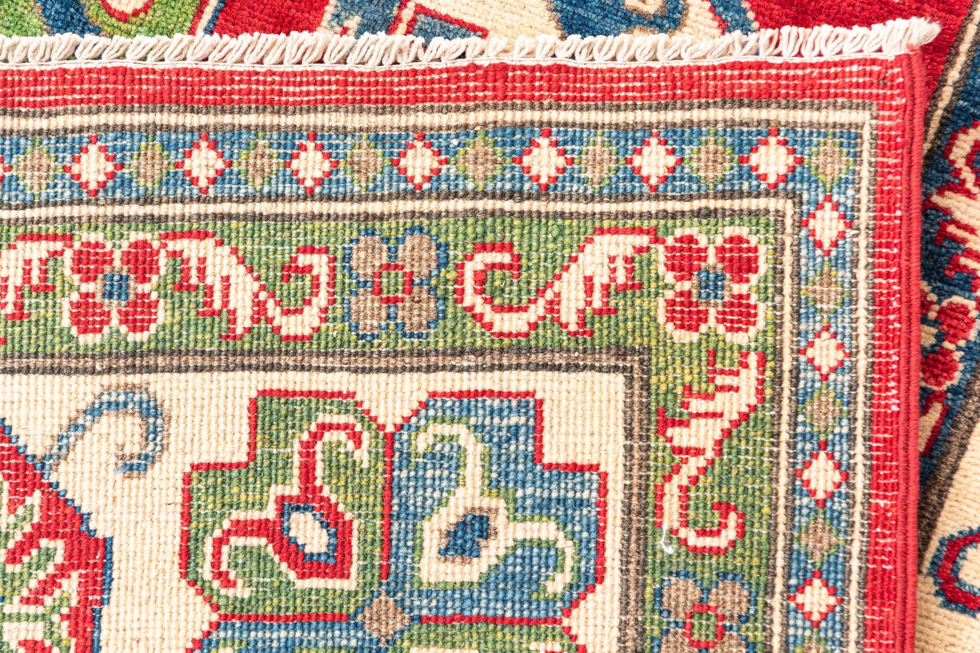 6' x 9' Hand Knotted Kazak Rug
