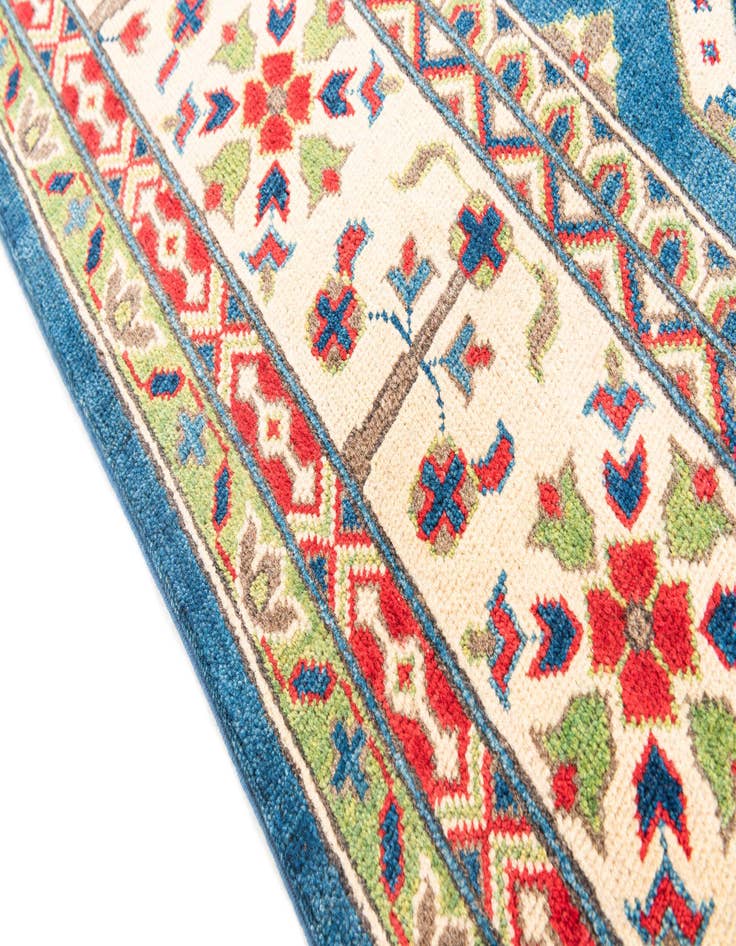 Detail image of 6' 8 x 10'  Hand Knotted Kazak Rug