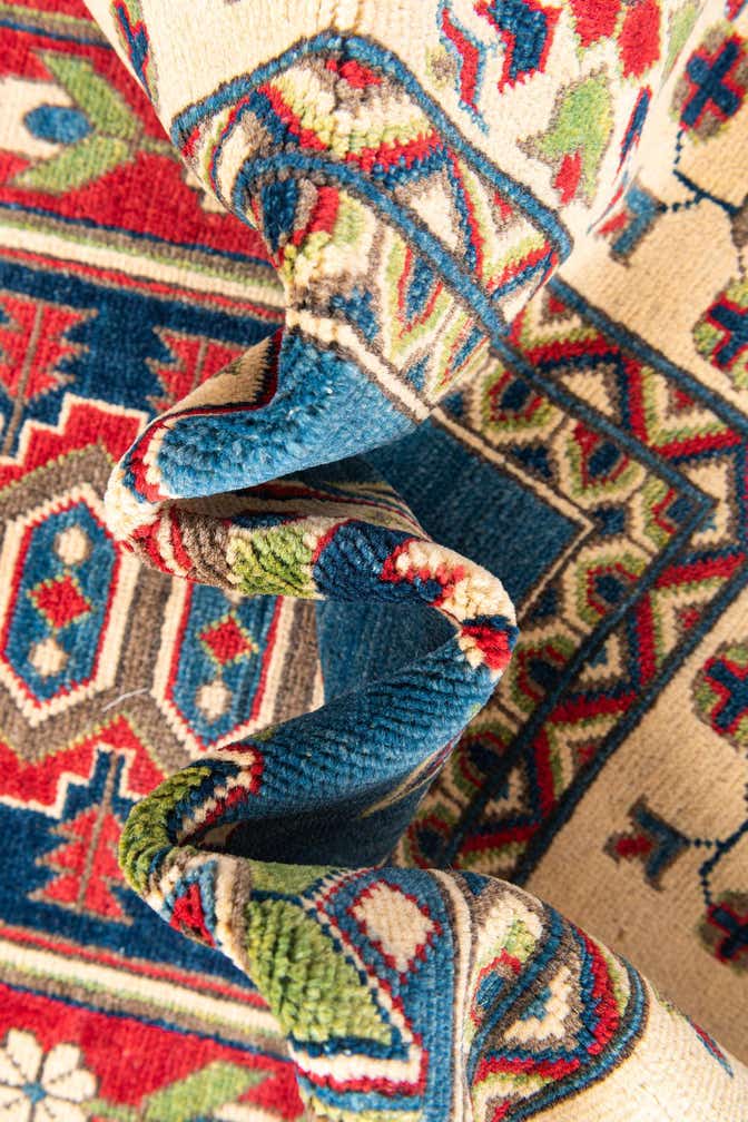 6' 8 x 10' Hand Knotted Kazak Rug