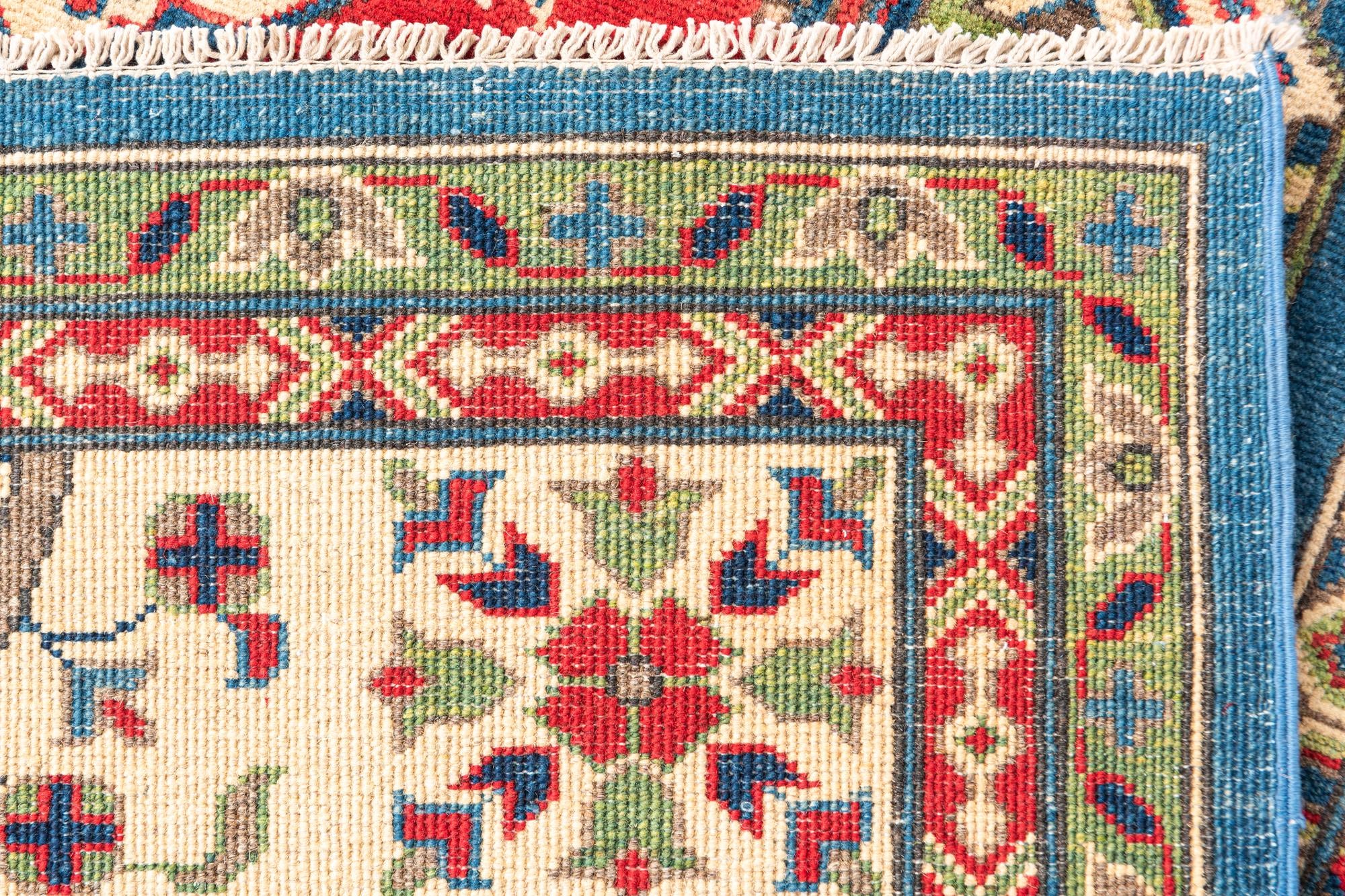 6' 8 x 10' Hand Knotted Kazak Rug