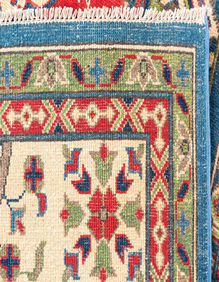 Detail image of 6' 8 x 10'  Hand Knotted Kazak Rug
