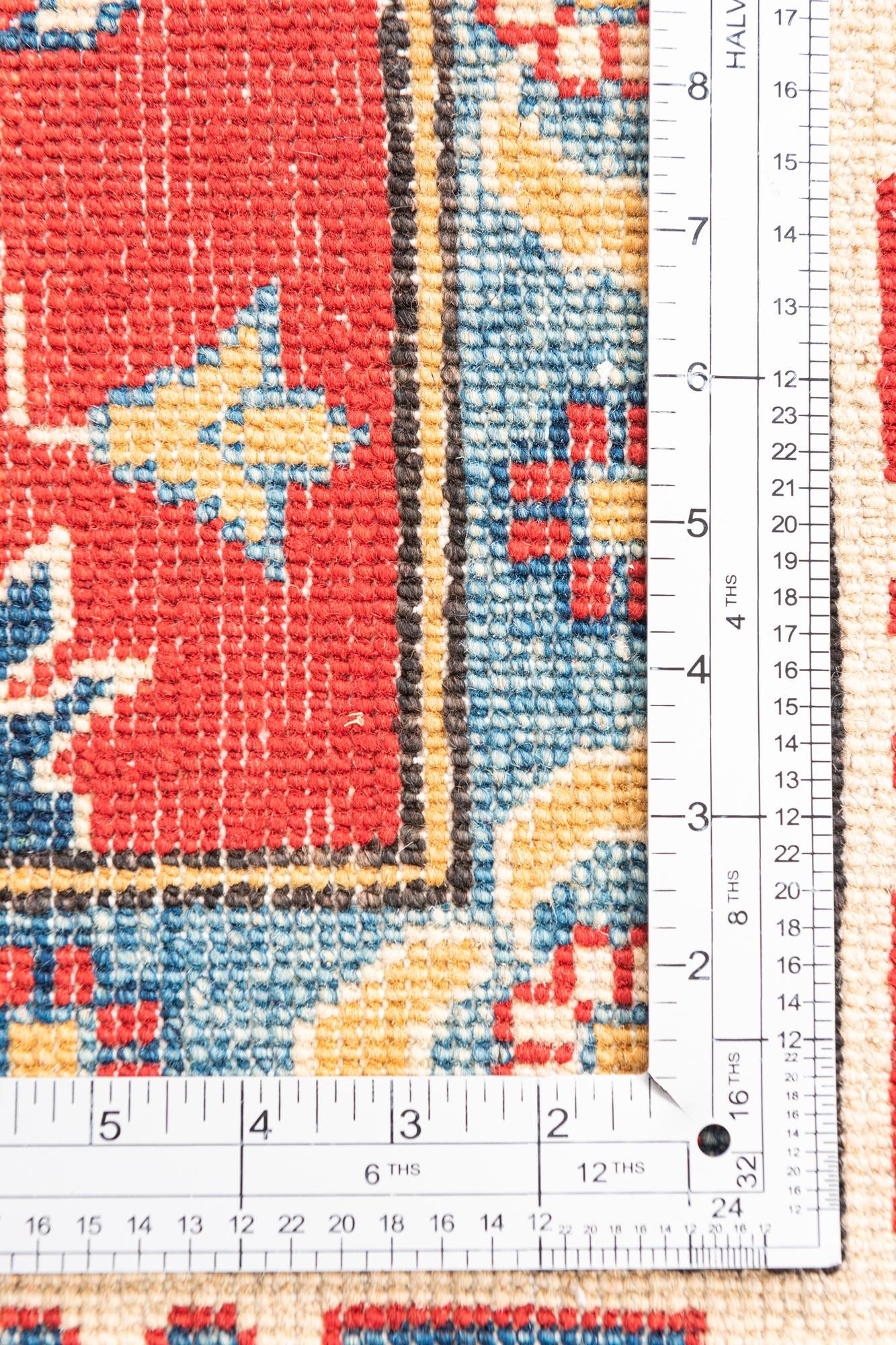 6' 6 x 10' 2 Hand Knotted Kazak Rug