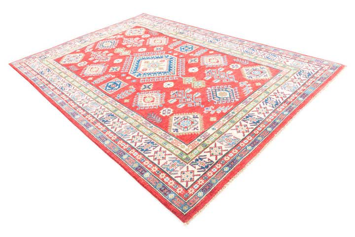 6' 7 x 9' 5 Hand Knotted Kazak Rug