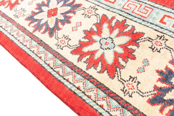 6' 7 x 10' Hand Knotted Kazak Rug
