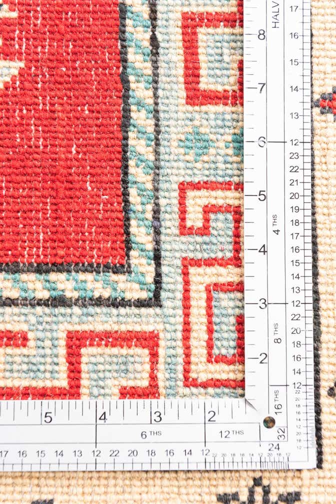 6' 7 x 10' Hand Knotted Kazak Rug