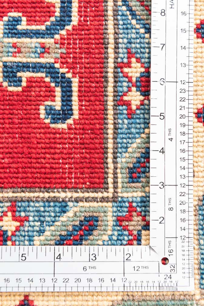 6' 7 x 9' 9 Hand Knotted Kazak Rug