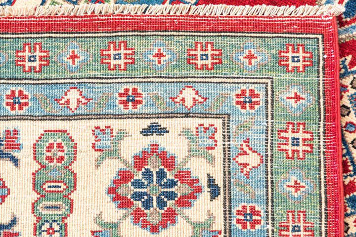 6' 7 x 9' 9 Hand Knotted Kazak Rug