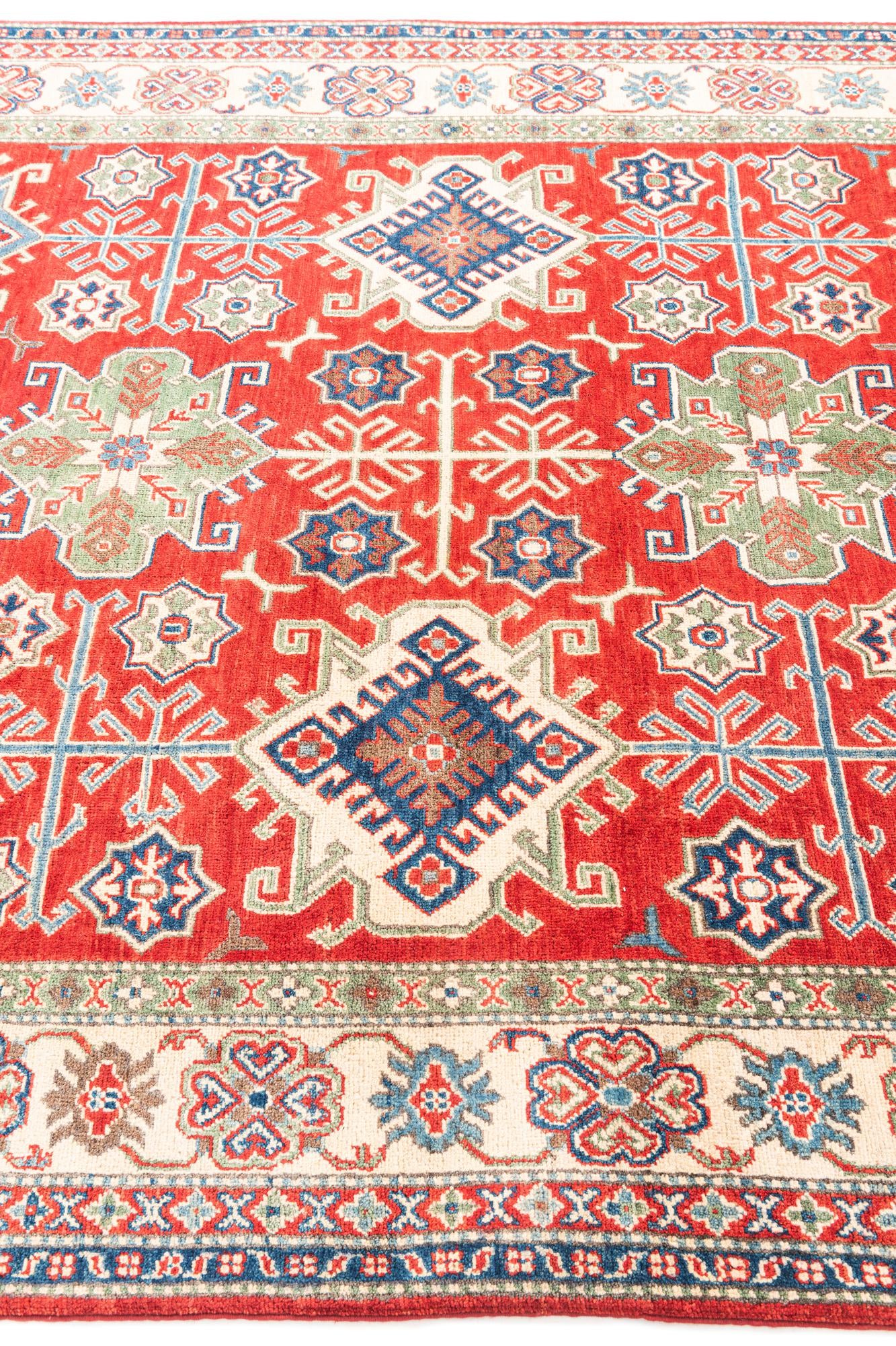 6' 6 x 10' 3 Hand Knotted Kazak Rug