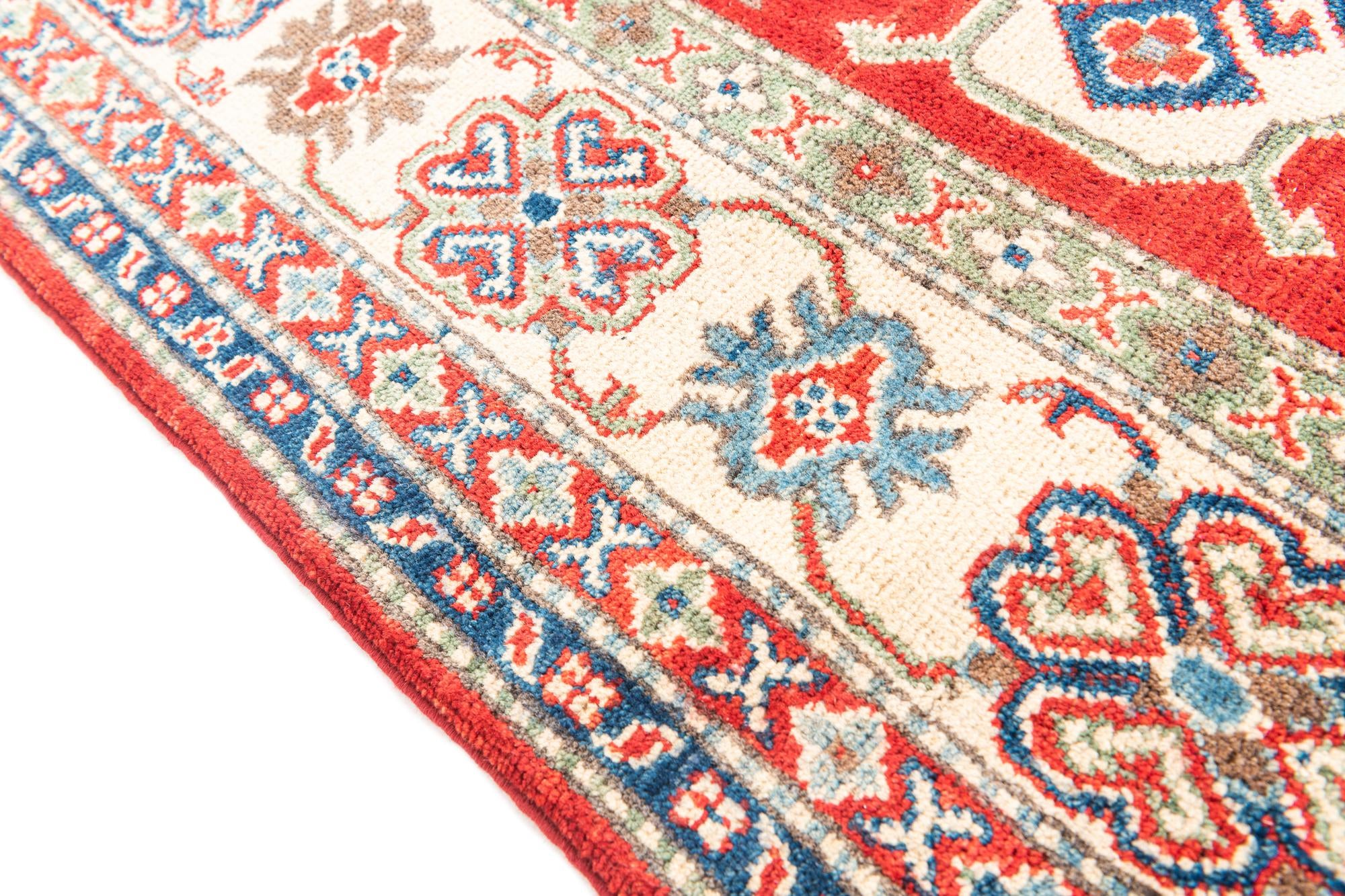 6' 6 x 10' 3 Hand Knotted Kazak Rug