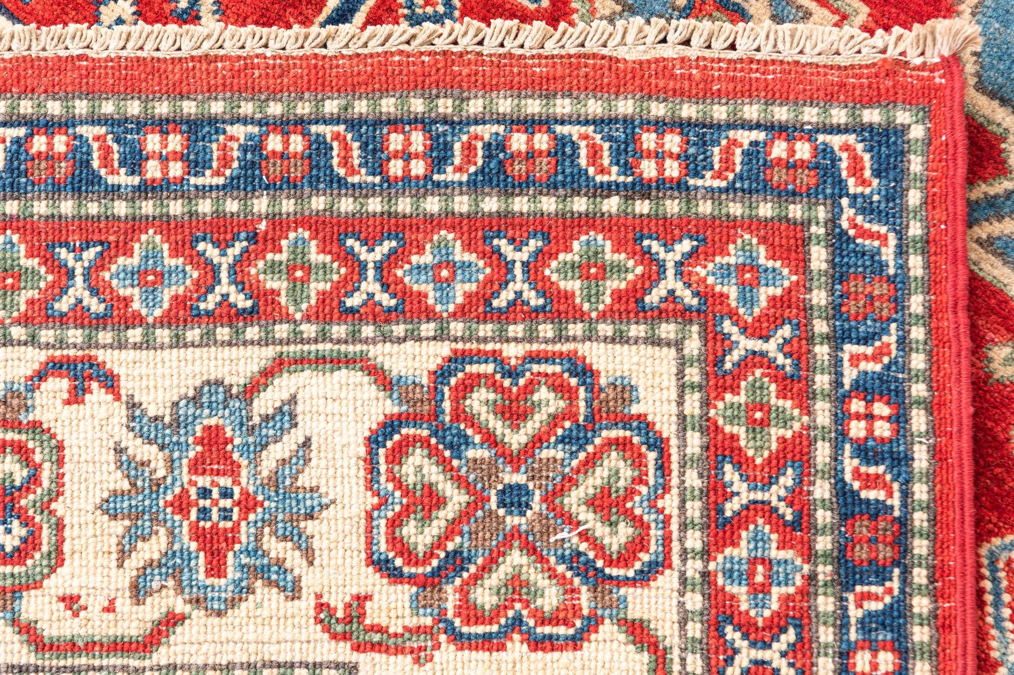 6' 6 x 10' 3 Hand Knotted Kazak Rug