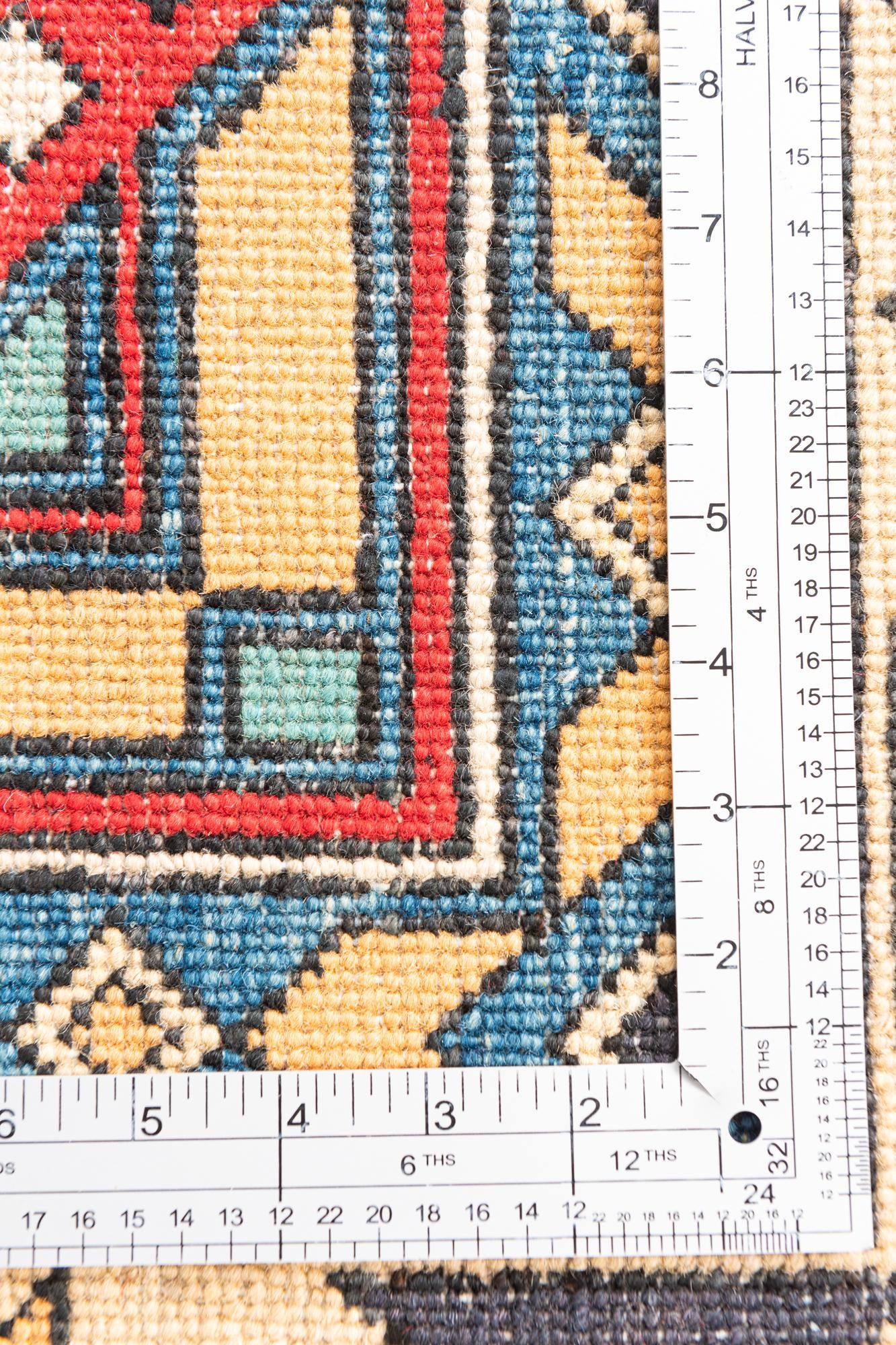 6' 8 x 9' 8 Hand Knotted Kazak Rug