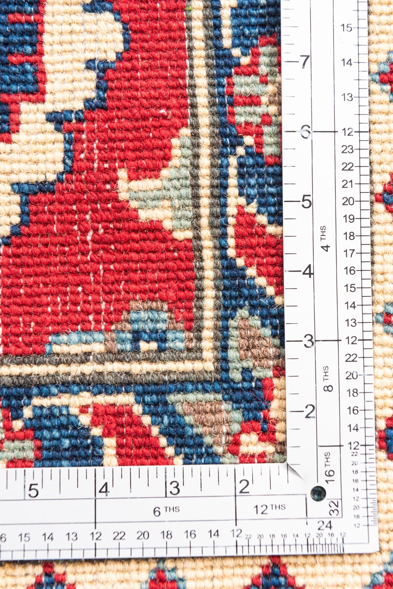 6' 8 x 9' 10 Hand Knotted Kazak Rug
