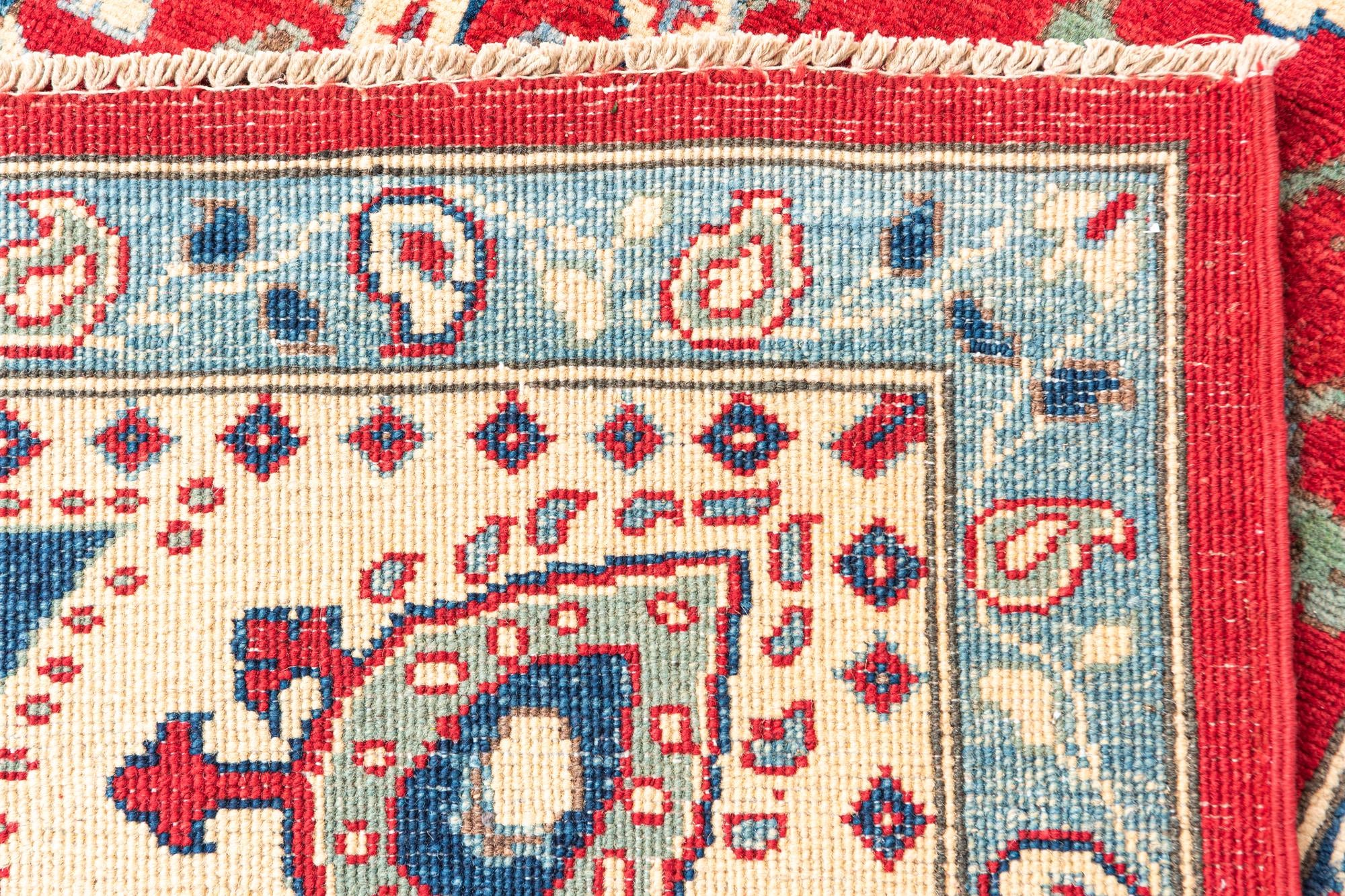 6' 8 x 9' 10 Hand Knotted Kazak Rug