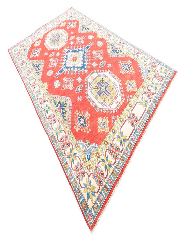 Detail image of 6' 5 x 10' 4  Hand Knotted Kazak Rug