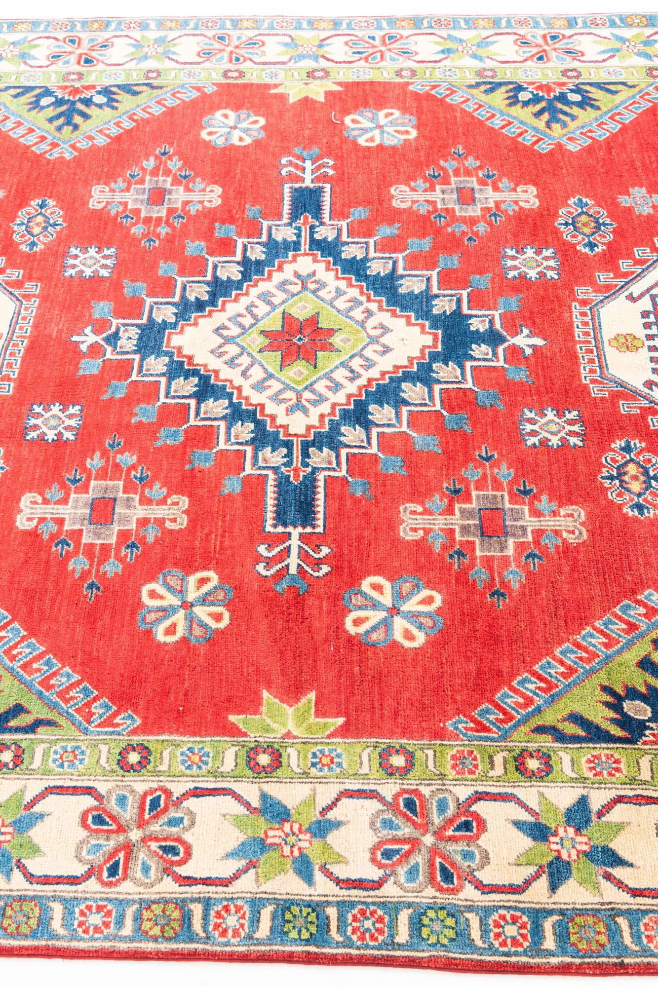 6' 5 x 10' 4 Hand Knotted Kazak Rug