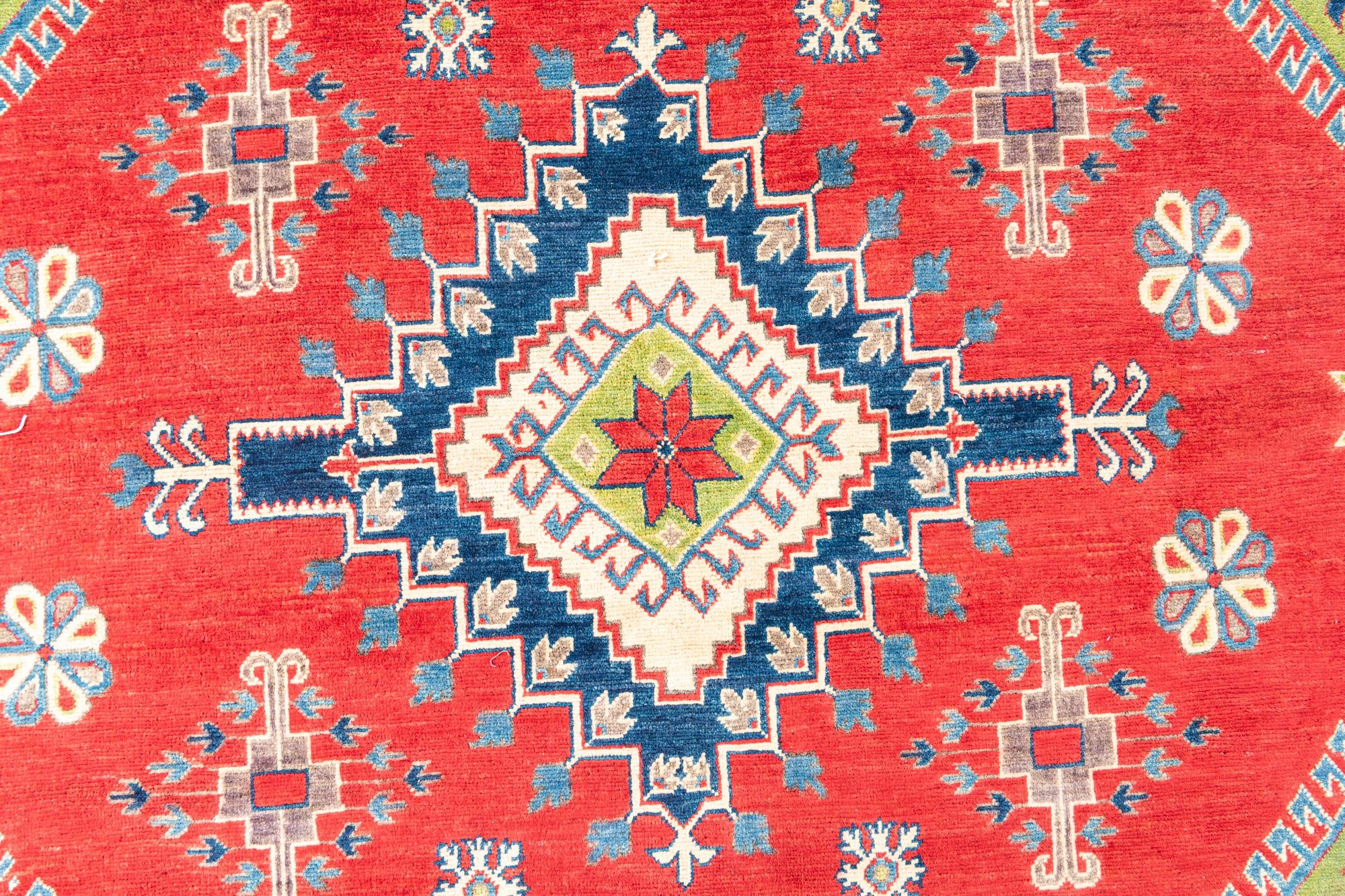 6' 5 x 10' 4 Hand Knotted Kazak Rug