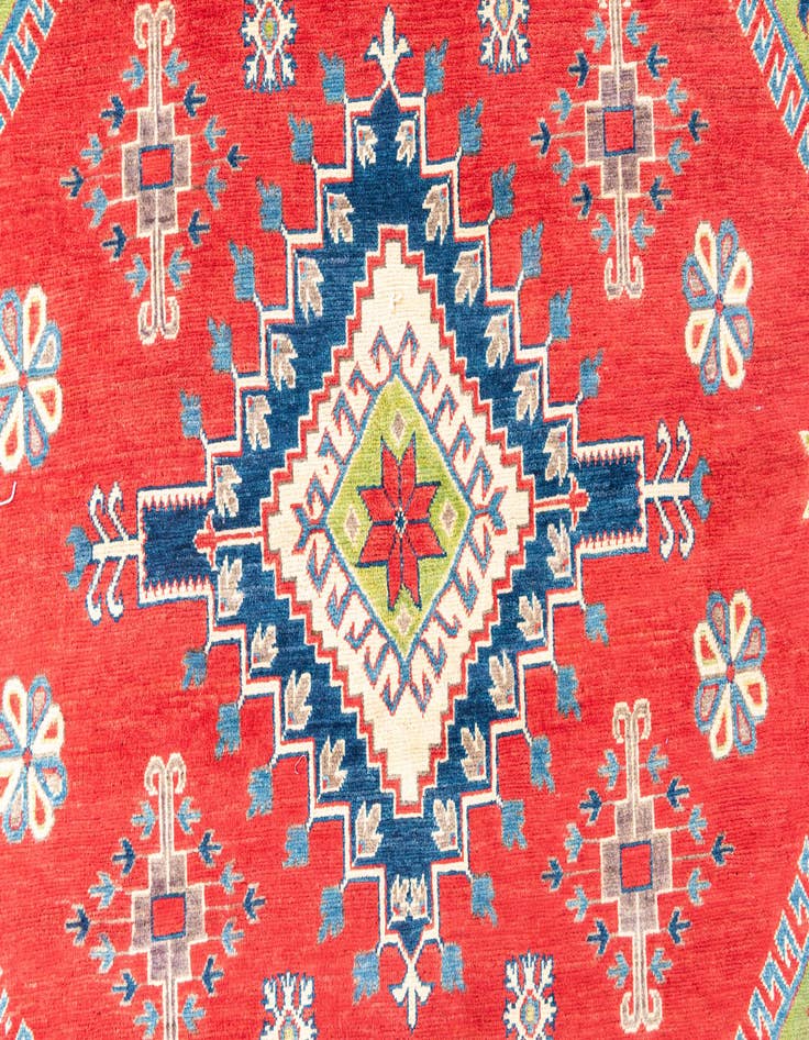 Detail image of 6' 5 x 10' 4  Hand Knotted Kazak Rug