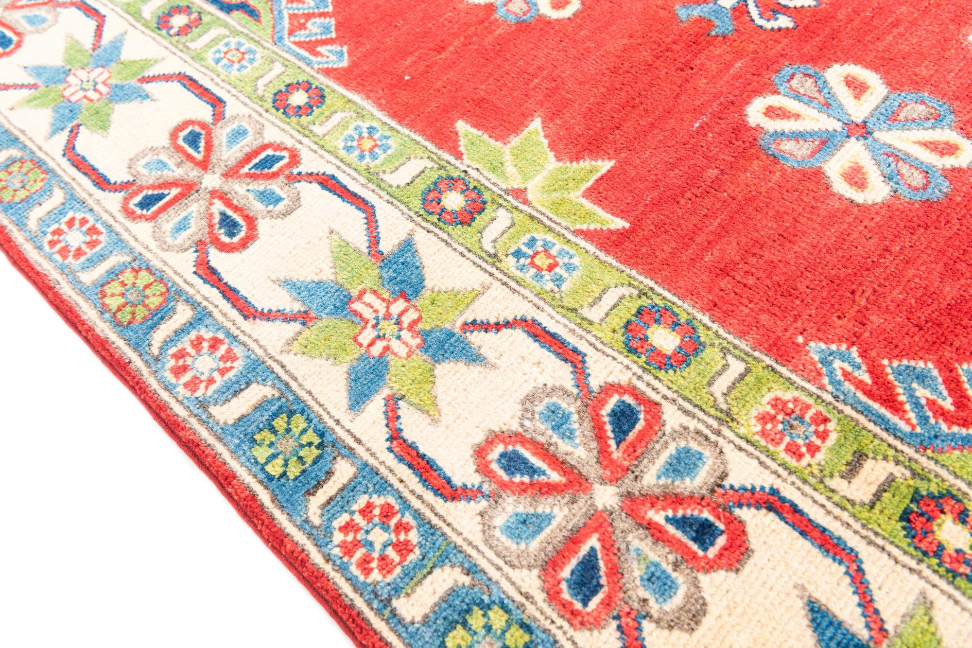 6' 5 x 10' 4 Hand Knotted Kazak Rug