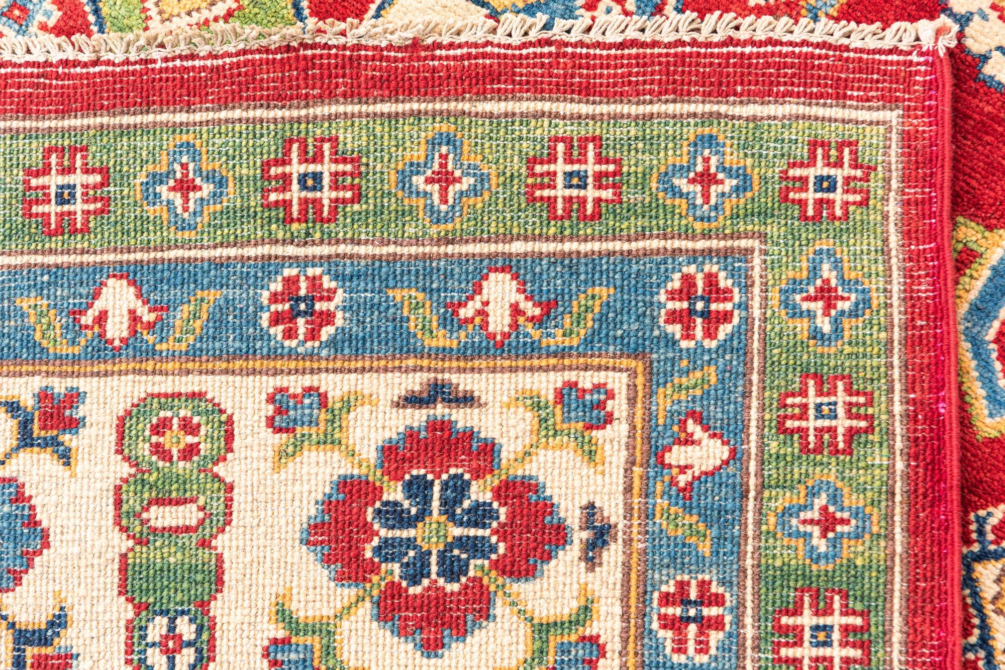6' 8 x 9' 10 Hand Knotted Kazak Rug