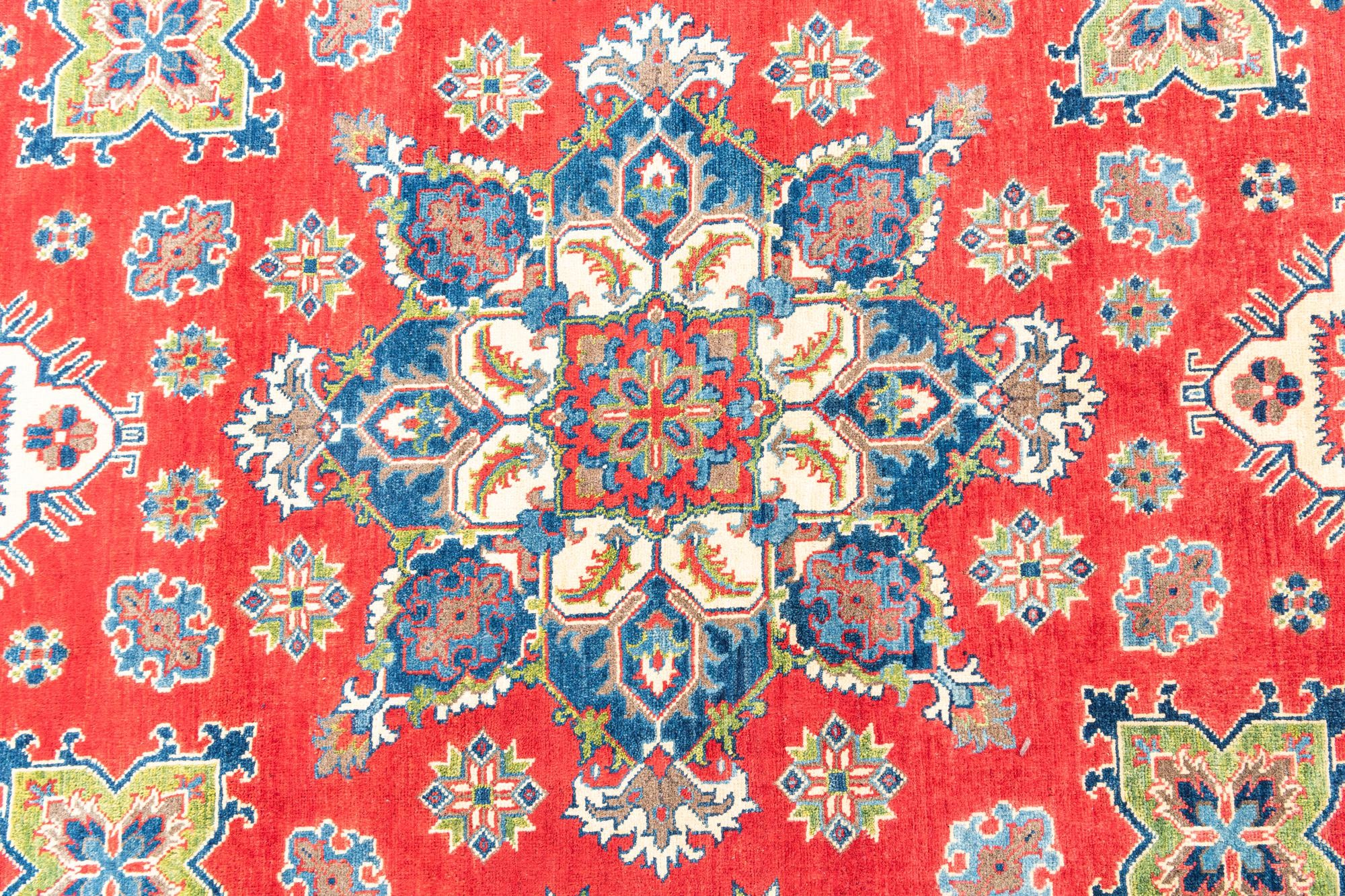 6' 6 x 9' 8 Hand Knotted Kazak Rug