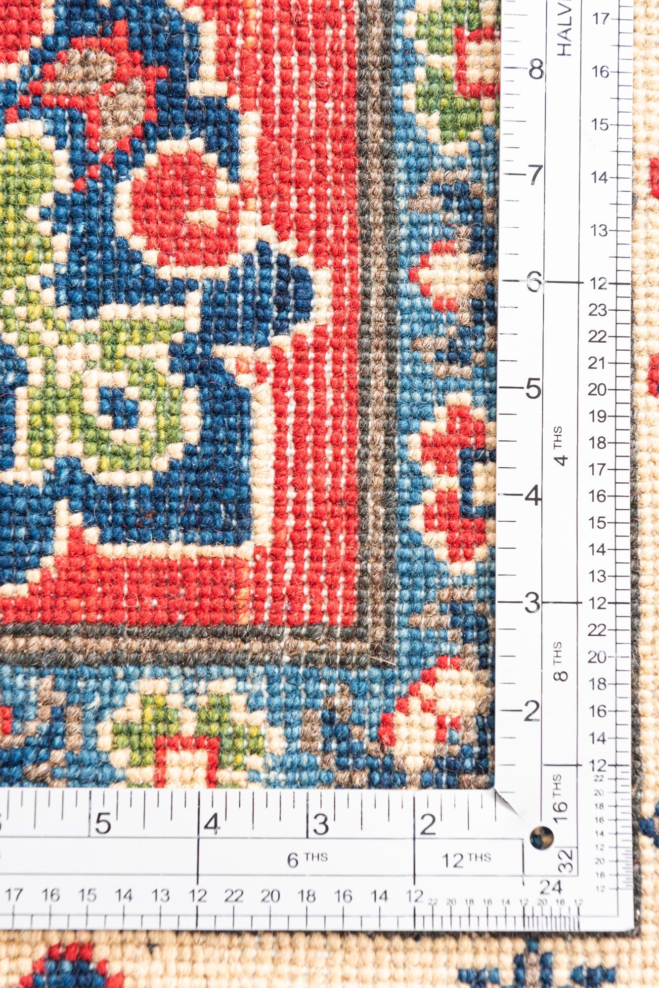 6' 6 x 9' 8 Hand Knotted Kazak Rug