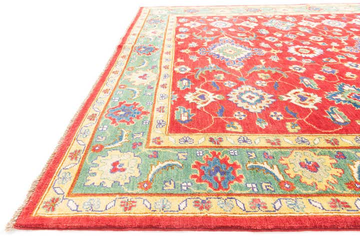 6' 7 x 9' 4 Hand Knotted Kazak Rug