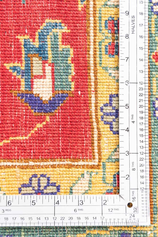 6' 7 x 9' 4 Hand Knotted Kazak Rug