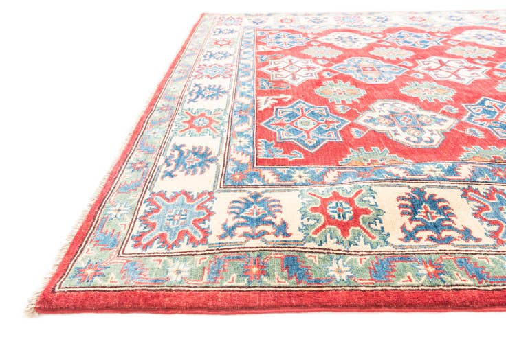 Detail image of 6' 7 x 9' 4 Hand Knotted Kazak Rug