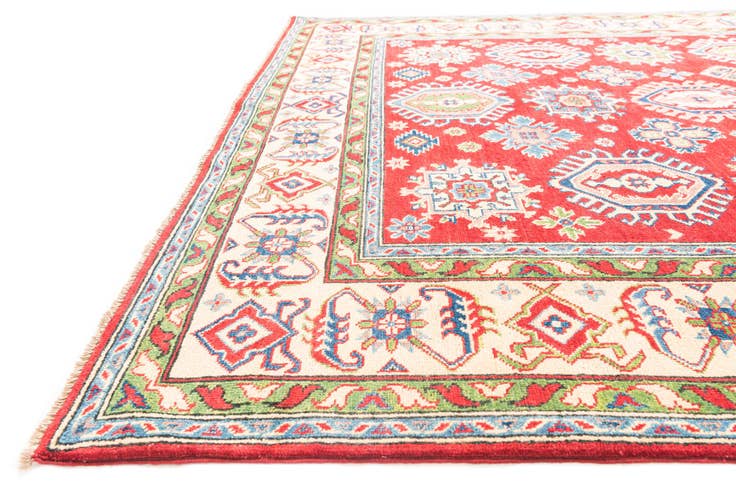 Detail image of 6' 6 x 9' 8 Hand Knotted Kazak Rug