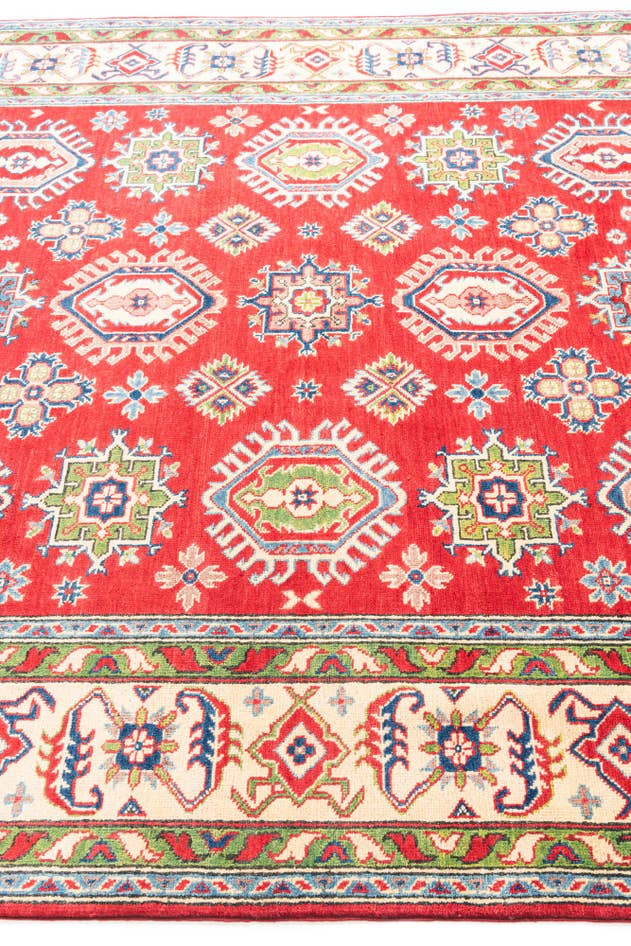 Detail image of 6' 6 x 9' 8 Hand Knotted Kazak Rug