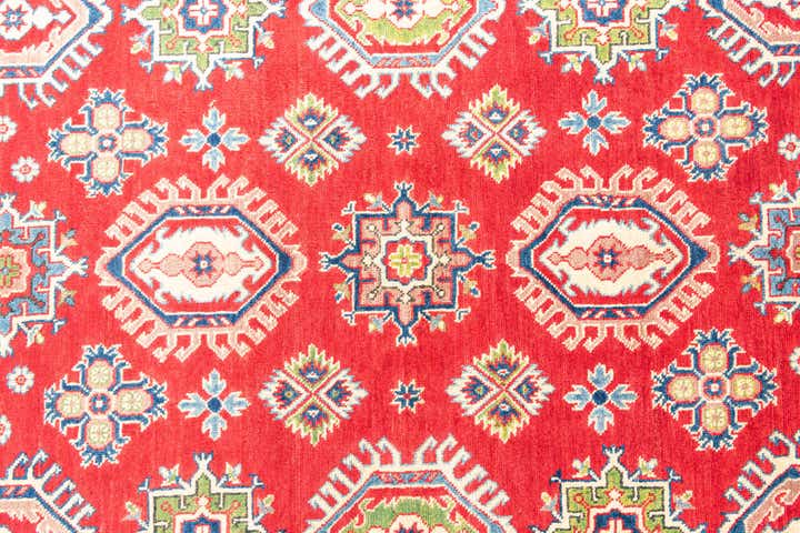 6' 6 x 9' 8 Hand Knotted Kazak Rug
