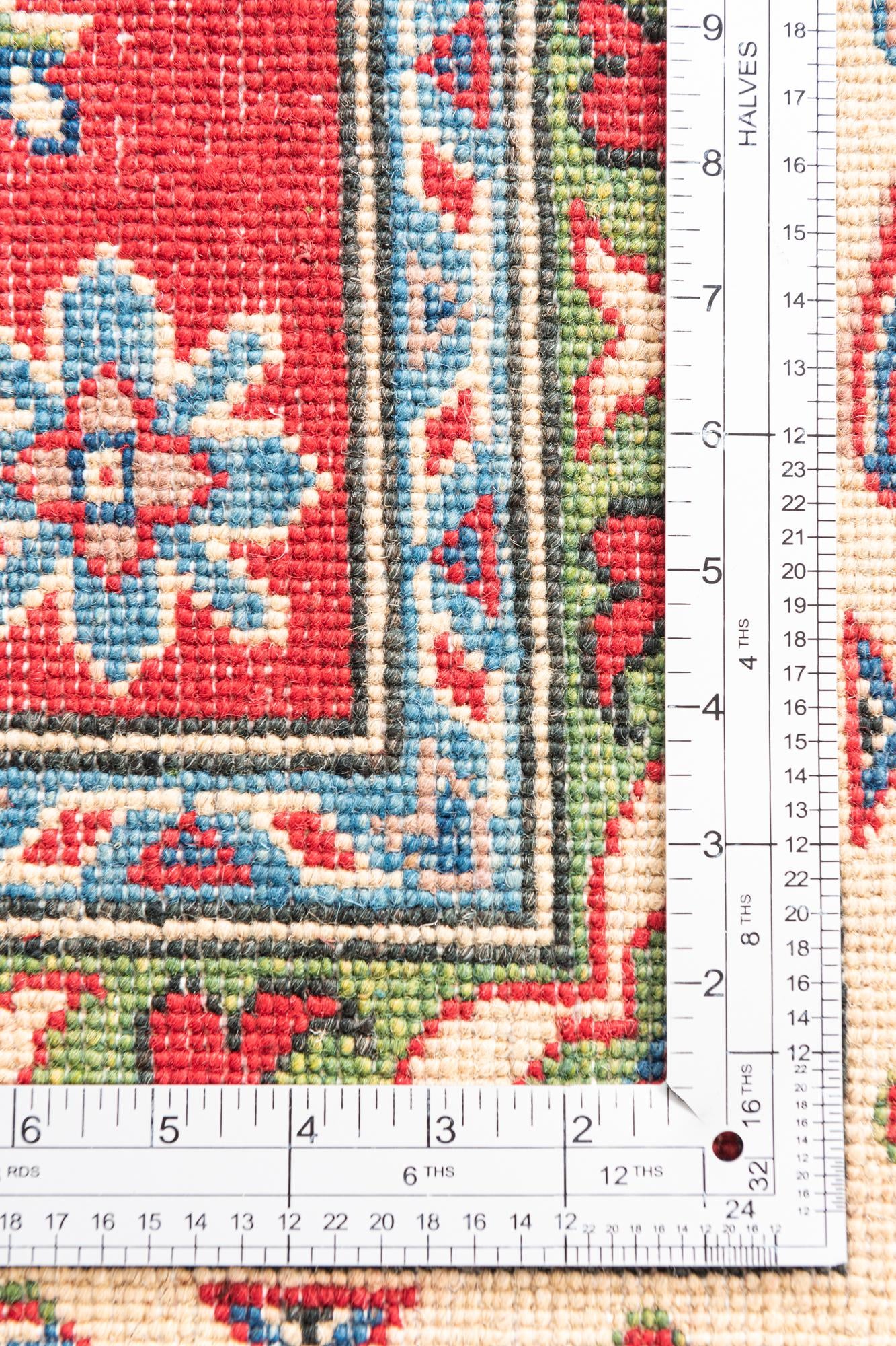 6' 6 x 9' 8 Hand Knotted Kazak Rug